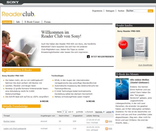 sonyreaderclub_onlineproduktcommunity