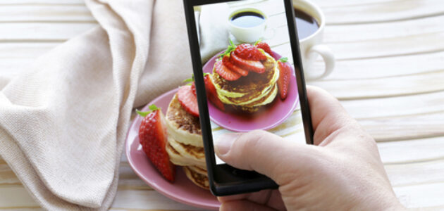iPhone-food-ography im Restaurant