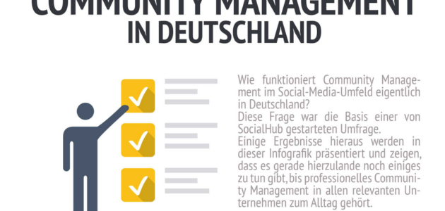 Community Management Infografik Studie Titelbild