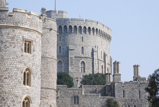 Das Windsor-Castle gehört der Krone von England