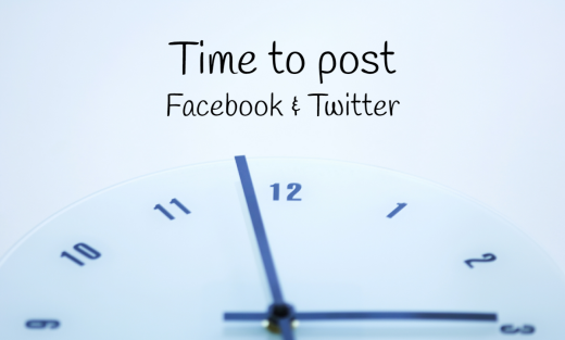 time to post - facebook twitter