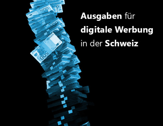 Ausgaben für digitale Werbung in der Schweiz
