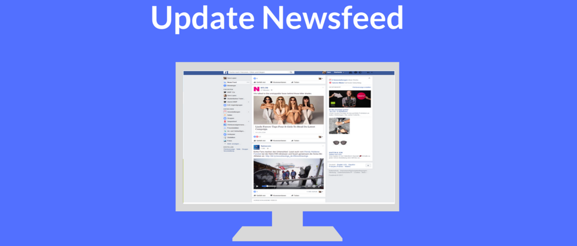 Update Newsfeed Facebook