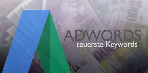 die teuersten Keywords für AdWords 2017