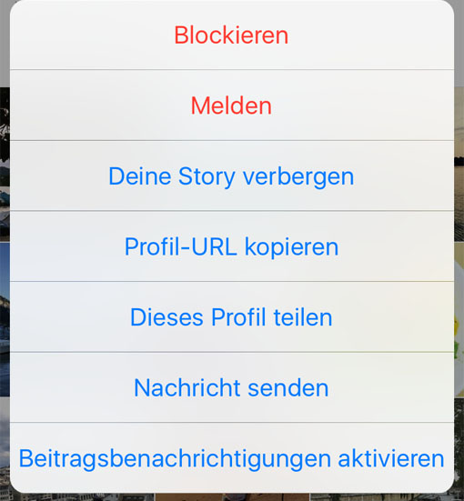 Negative Kommentare auf Instagram