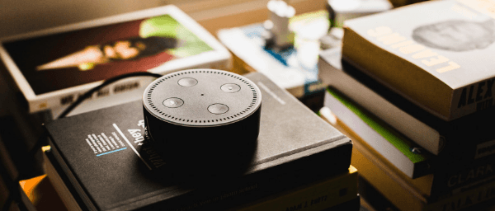 Amazon Echo Dot im Einsatz zum ThemaVoice Marketing