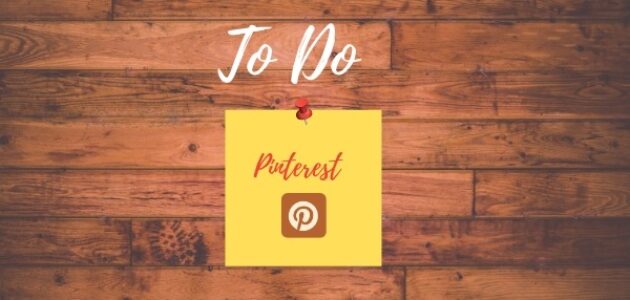 To Do: Profil auf Pinterest erstellen