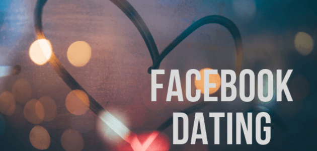 Ein Herz, gezeichnet auf einer Glasscheibe, davor der Titel Facebook Dating.
