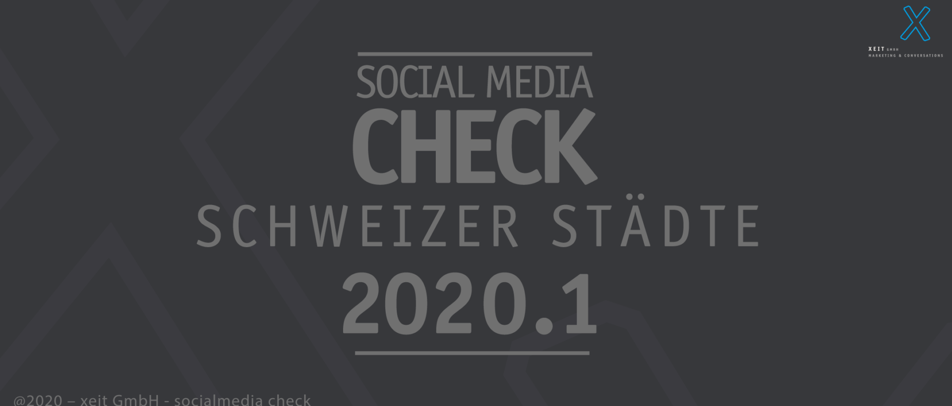 Social Media Check der 10 grössten Schweizer Städte im 2020