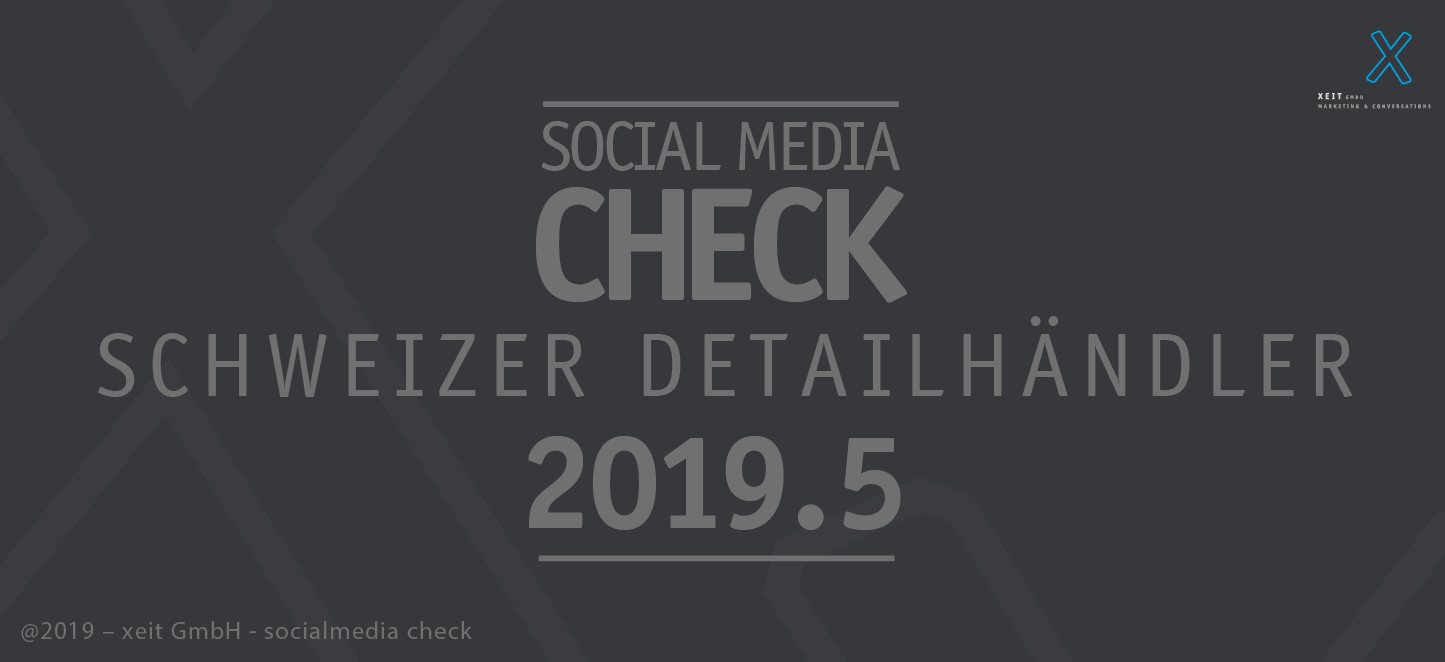 Social Media Check Detailhandel 2019