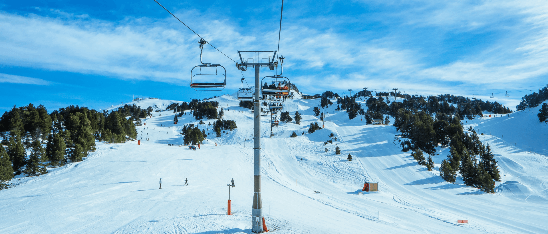 Ski Pisten und Ski Lift sinnbildlich für die verschiedenen Alternativen von Navigationen auf mobile Websites und Apps xeit